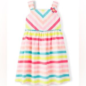 Gymboree Girls Striped Babydoll Dress